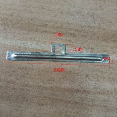 Accessoires pour stores verticaux avec lames métalliques et inserts en tissu, adaptés aux lames de 89 mm (10 pièces). (1/5)