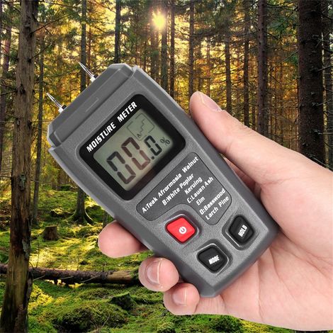 Hygromètre numérique portable LCD pour le bois, détecteur d'humidité, testeur d'humidité (1/5)