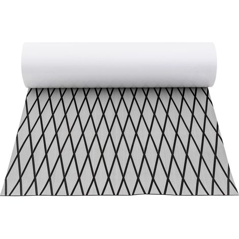 239 x 89 cm EVA-Schaumstoff für Teakdecks, selbstklebende, matte Beschichtung für Yachten, Boote, Teakdecks, rutschfest, rutschfeste Bodenmatten, Bodenmatten, Teppichboden (1/5)
