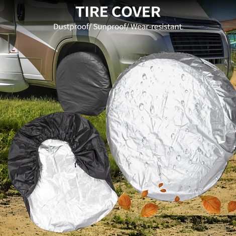 1 copriruota di scorta, da 27 a 29 pollici, impermeabile e antipolvere, universale, adatto a camper, auto, camion, SUV, furgoni camperizzati e rimorchi.