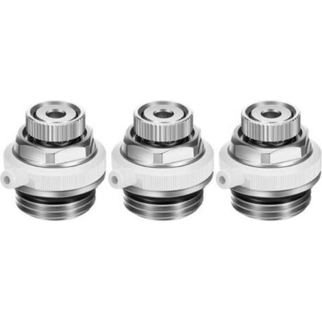 (3 Pcs)Vanne de Purge de Radiateur Automatique Radiateur de Ventilation de 1/2 Pouce Soupape d'Évacuation d'Air Évent Automatique à Couper en Laiton Vanne de Radiateur à Purge Automatique