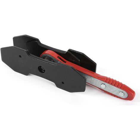 Outil de frein à cliquet pour étrier, en acier antirouille rouge et noir, écarteur de piston plus épais avec 2 pièces de serrage (1/5)