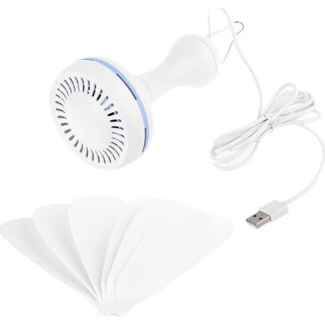Tragbarer USB-Deckenventilator für Camping, Outdoor-Aktivitäten, Pavillons, Lauben, 5V-batteriebetriebener Deckenventilator (1/4)