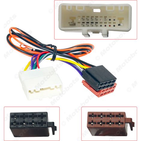 Suitable for Opel Movano/Nissan/Subaru audio/video modification cable ISO lossless connection cable double plug (1/4)