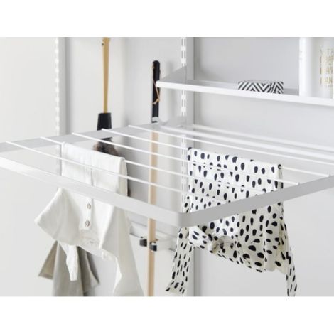Etendoir à linge à poser 600 mm – Conçu pour profil Elfa – Optimise l'espace de séchage en buanderie – Pratique et fonctionnel (1/4)