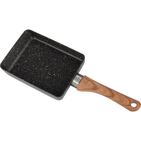 Poêle à frire antiadhésive en aluminium épais, batterie de cuisine durable (1/5)