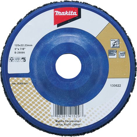 Makita disco de limpieza negro 125 mm reforzado con nailon - B-29066