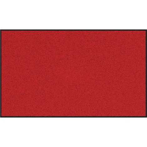 Paillasson，Tapis d'entrée Autre Rouge et Noir 90 x 150 cm CFW960085 (1/5)