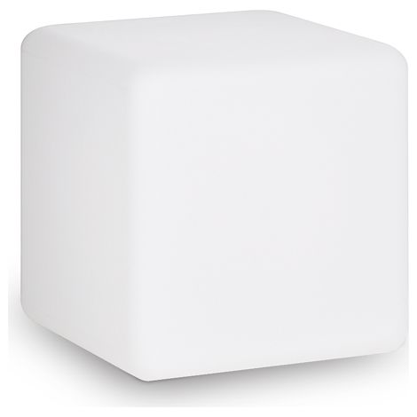 Piantana Moderna Luna Alluminio Bianco 1 Luce E27 D30Cm (1/3)