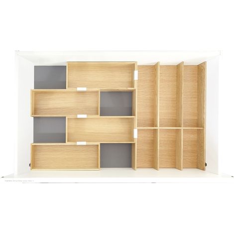 Move Besteckeinsatz Schubkasten Organizer Set 1, Eiche lackiert (1/3)