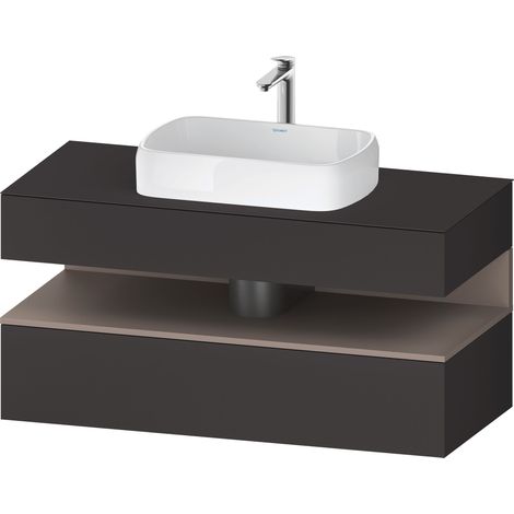 Duravit Collection One Meuble sous-vasque sur console, 1 tiroir, (1/2)