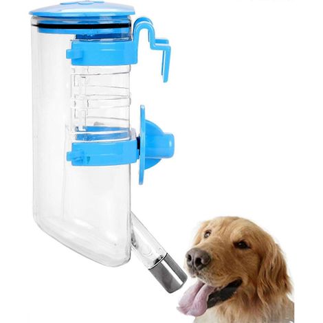 1 distributeur d'eau portable pour cage de chien, idéal pour les chiots et les chatons, pour un usage quotidien.-AquaForge (1/5)