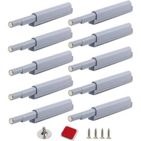 (10 pièces) Appuyez pour ouvrir magnétique loquets Fermetures magnétiques push-open ouvre et ferme la porte avec une simple pression