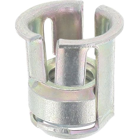 Écrou Cage Métal en Sachet pour Véhicules M6-1.00, Lot de 20, Argent (1/4)