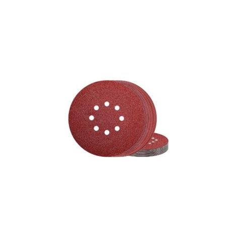 Disque de Ponçage 225 mm Papier Abrasif 8 Trous Grain 2000 pour Ponceuse Murale 30PCS - Crezuo (1/4)