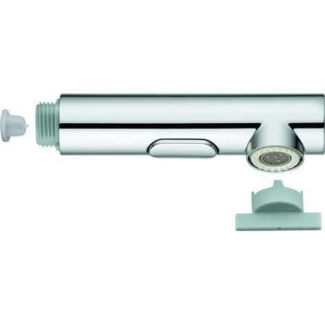 Douchette de cuisine 48474 avec douchette extensible, 2 types de jets, chromé