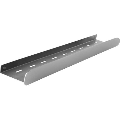 BATHROOM SHELF REA SF03-600 60CM BRUSH STEEL (1/3)