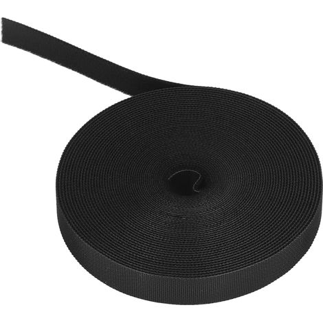 Klett-Kabelbinder, Mehrzweck-Kabelbinder, wiederverwendbares Befestigungsband aus Nylon für Kabelmanagement, 10 Meter / 32,8 Fuß (1/5)