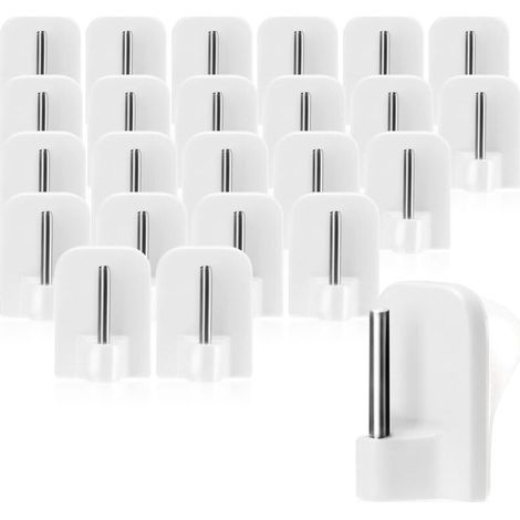 KZQ Confezione da 4 portaspugne autoadesivi per lavello, organizer in acciaio inox per cucina e bagno. (1/4)