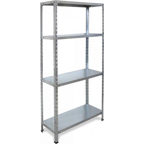 Metallregal 137x70x30cm – 4 Ablagen – Verzinkt – Arakit