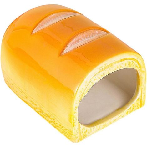 Keramik-Hamsterkäfig, Chinchilla-Nest, Hamsterkäfig-Zubehör, Sommer-Hamsterhaus, Versteck, Nest für kleine Hamster-Toast (1/5)