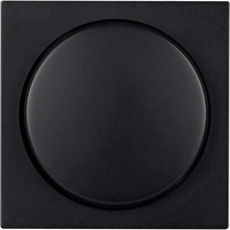 ION Industries Plaque centrale Noir Hxl5.5xL5.5cm
