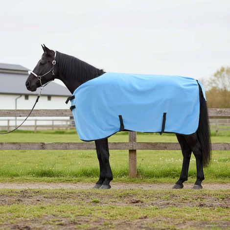 Pferdedecke Volles Aqua 115 cm Polyester