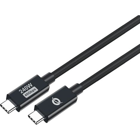 conceptronic ETTA04B20 câble USB C noir 2 mètres