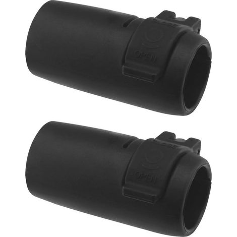 Fibbia di ricambio regolabile a sgancio rapido per albero pagaia SUP 70x33mm, nero