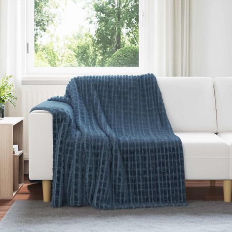 Wohndecken 6 pcs Marineblau 200 x 150 cm Fleece