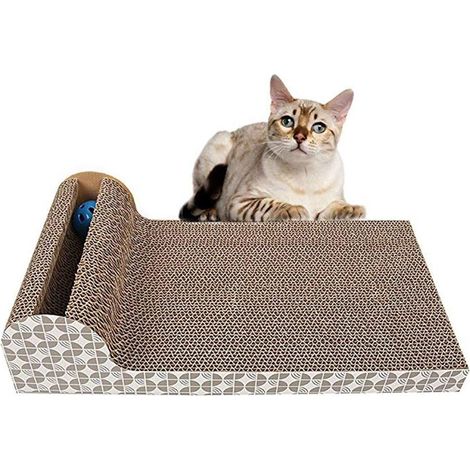 Cat toy, cat scratching board with non-slip floor stop, cat toy activity