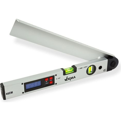 Digitaler Winkelmesser mit Wasserwaage 40 cm Winkelmessgerät Gradmesser (1/5)