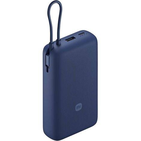 La Xiaomi 33W Power Bank 20000 mAh te permite cargar hasta tres dispositivos simultáneamente con una potencia máxima de hasta 33 W. Para ello, esta ba