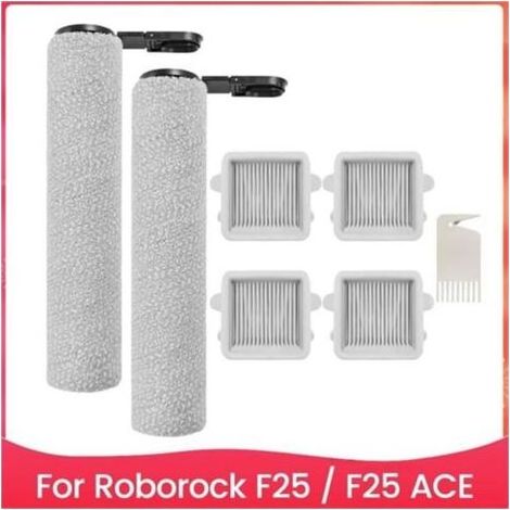 Ersatzzubehörset für Roborock F25 / F25 ACE Staubsauger, inklusive 2 rotierender Bürsten und 4 Filtern. (1/5)