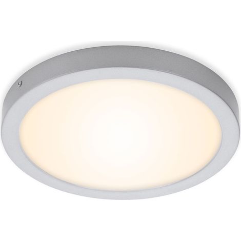 Lampe LED BRILONER LEUCHTEN FIRE, 21 W, 2000 lm, IP20, chrome mat, métal-plastique, Ø 30 cm (1/5)