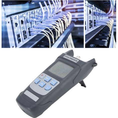 AUA-Y710A Optisches Wattmeter, Optisches Dämpfungsmessgerät, Glasfaser-Dämpfungsmessgerät, -70+10dBm, mit LED-Licht, 8501650nm. (1/5)