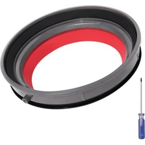 bague d'étanchéité fixe poubelle à poussière pour Dyson V10 SV12 SV13 SV27 accessoires d'aspirateur,Pièce de rechange bague d'étanchéité + tournevis T8 (1/4)