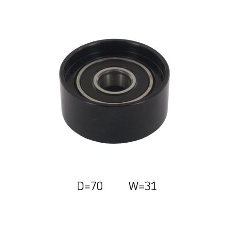 Poulie renvoi/transmission, courroie trapézoïdale à nervures SKF VKM 63011 HONDA