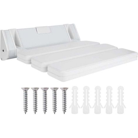Siège de Douche de Sécurité Rabattable pour Douche Siège de Douche Repliable Charge maximale 100 kg
