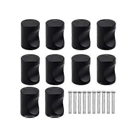 10 Stück schwarze Schubladentürgriffe (1/5)