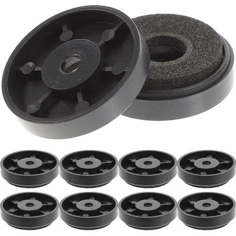 Pied Platine Vinyle Rond en Abs et Eva, 10pcs Pieds Isolants pour Haut-parleurs, Réduit Les Vibrations et Gère L'énergie, pour Wherever You Go (1/5)