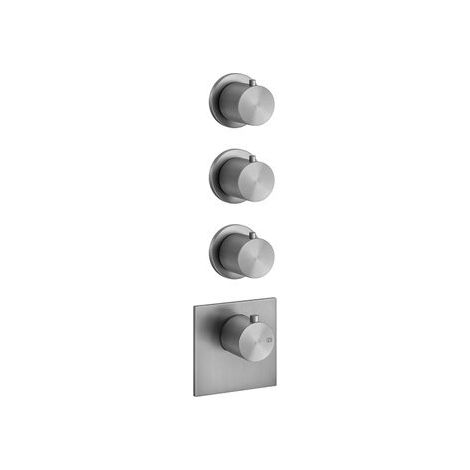Termostato oculto Gessi316 ready-mounted set, montaje vertical, 3