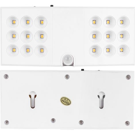 Lampe LED à détecteur de mouvement USB infrarouge PIR pour armoire et placard, lumière blanche chaude, veilleuse automatique (1/5)