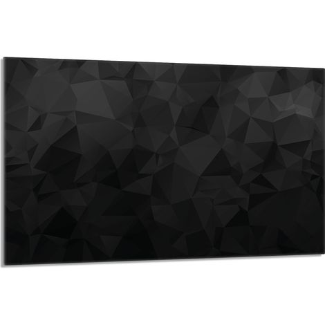 Glasschutzplatte für Herd 80x52 Schwarz