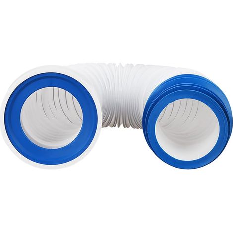 Toilet bowl connector, flexible connection 280-650 mm, universal fitting for toilet drain pipe, odour proof sink siphon, replaceable drain hose (1/5)