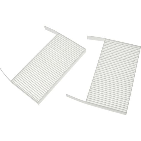 vhbw Filterset kompatibel mit Zehnder ComfoAir 70 Lüftungsgerät - Luftfilter G4 / F7 (2 Stück), 19 x 10 x 3 cm, Weiß