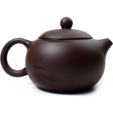 Théière chinoise Yixing Zini en argile Xishi, filtre à billes 180 cc authentique Zisha (1/5)