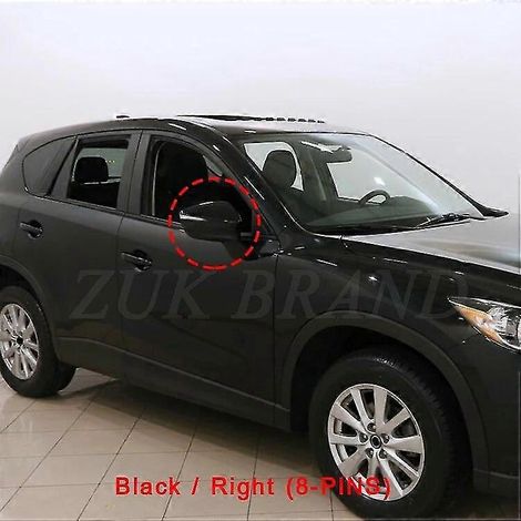 Außenspiegelabdeckung für Mazda CX-5 CX5 KE 2015 2016 – Schwarz, rechts (1/5)