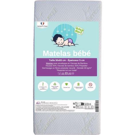 Matelas 50x83 cm / 83x50 cm Berceau Cododo (1/5)