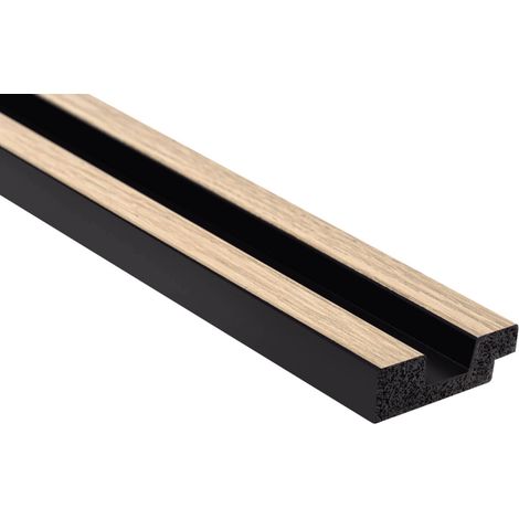 Extrémité gauche des planches Chêne clair en polymère – D1LM128 (1/2)